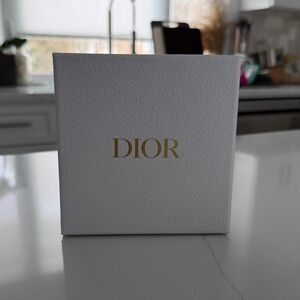 Dior White Box with Gold Logo